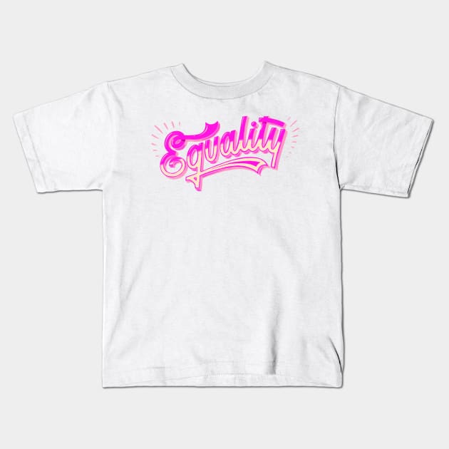 Equality Kids T-Shirt by nubikini